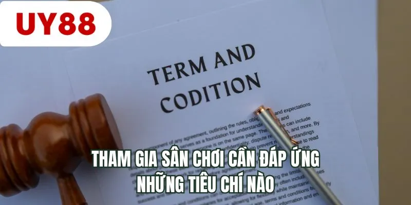 Tham gia sân chơi cần đáp ứng những tiêu chí nào